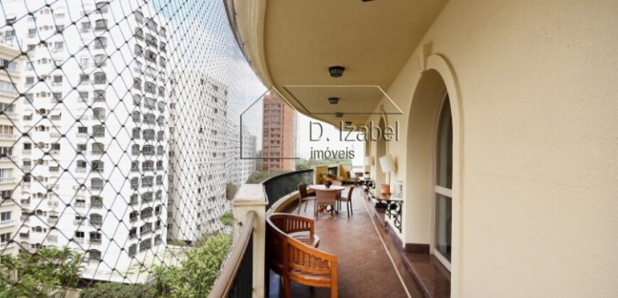 Apartamento de alto padrão à venda, com 587 m² de área útil, 4 suítes no Jardim Paulista São Paulo.