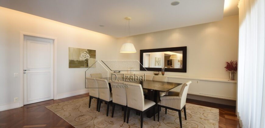 Apartamento de Alto Padrão à Venda, 367m² com 4 suítes, terraço nos Jardins São Paulo.