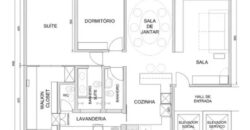 Apartamento Espaçoso na Alameda Franca: 2 quartos (1 suíte c/ closet)