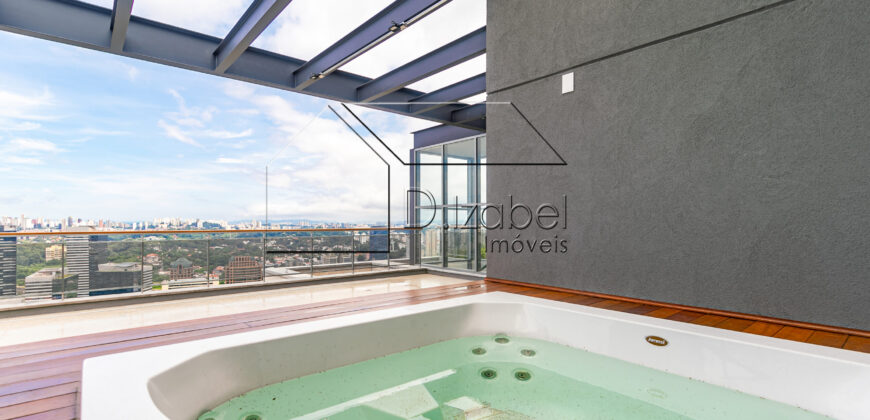 Cobertura de Luxo com infraestrutura de clube à venda no Brooklin – 4 suítes