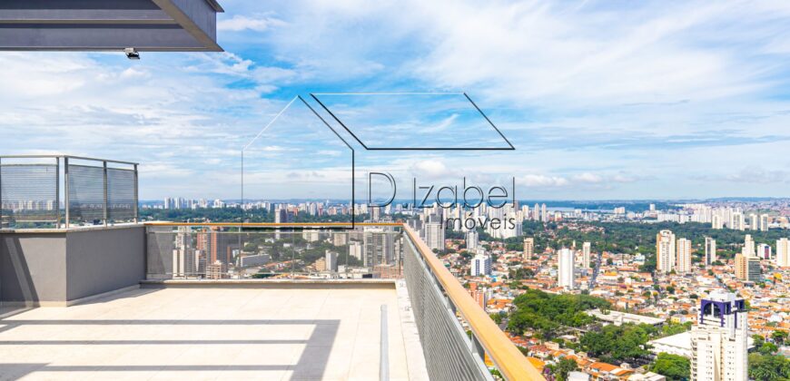 Cobertura de Luxo com infraestrutura de clube à venda no Brooklin – 4 suítes