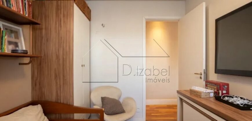 Apartamento à Venda no Brooklin Paulista – 153 m², Andar Alto, 3 Suítes