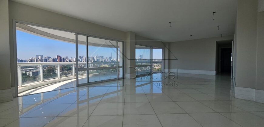 Cobertura exclusiva à venda em Perdizes – 415m² com vista permanente para o Vale do Pacaembu.