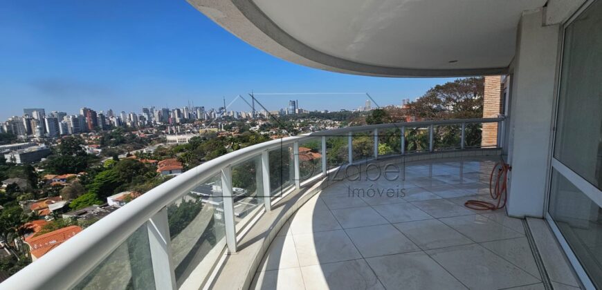 Cobertura exclusiva à venda em Perdizes – 415m² com vista permanente para o Vale do Pacaembu.