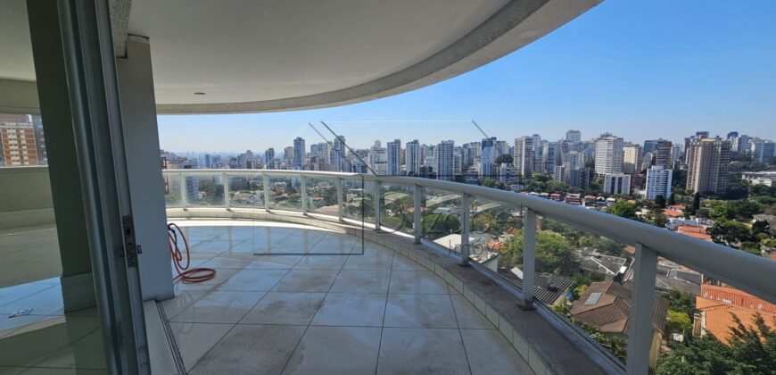 Cobertura exclusiva à venda em Perdizes – 415m² com vista permanente para o Vale do Pacaembu.