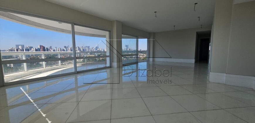 Cobertura exclusiva à venda em Perdizes – 415m² com vista permanente para o Vale do Pacaembu.
