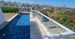 Cobertura exclusiva à venda em Perdizes – 415m² com vista permanente para o Vale do Pacaembu.