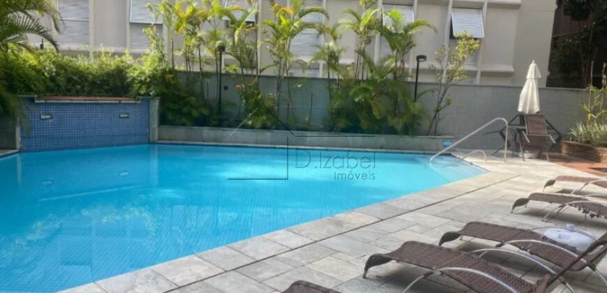 Apartamento à venda com 142 m² no coração do Itaim Bibi, um dos bairros mais desejados de São Paulo.