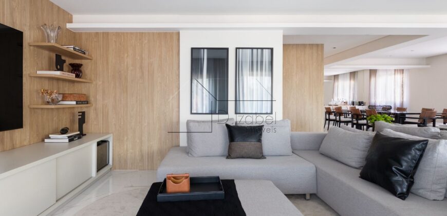 Apartamento mobiliado e decorado para locação com 230 m² e 3 suítes na Consolação.