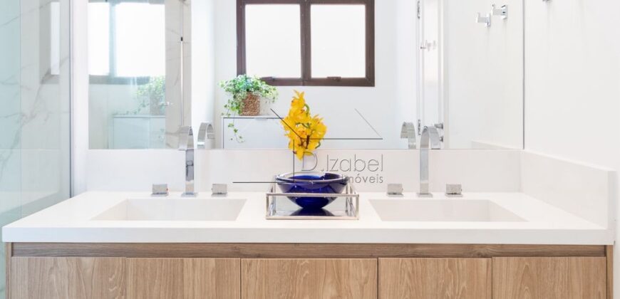 Apartamento mobiliado e decorado para locação com 230 m² e 3 suítes na Consolação.