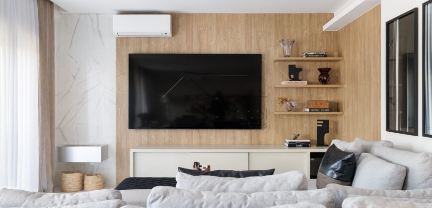 Apartamento mobiliado e decorado para locação com 230 m² e 3 suítes na Consolação.