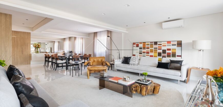 Apartamento mobiliado e decorado para locação com 230 m² e 3 suítes na Consolação.