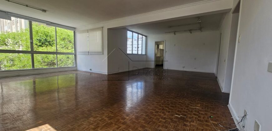 Apartamento à venda e para locação com 170 m² e 3 quartos em Cerqueira César, São Paulo.