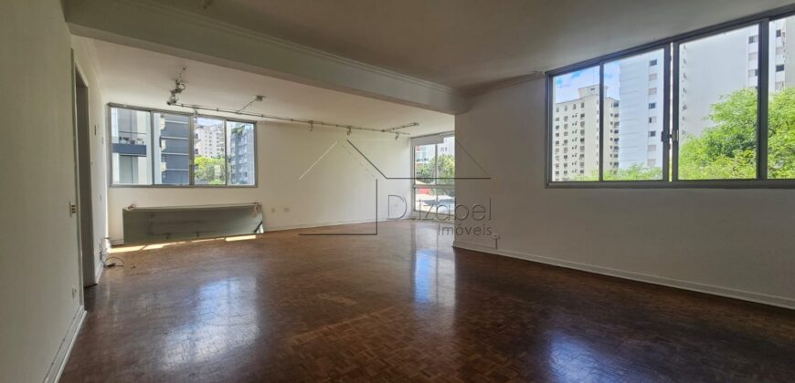 Apartamento à venda e para locação com 170 m² e 3 quartos em Cerqueira César, São Paulo.