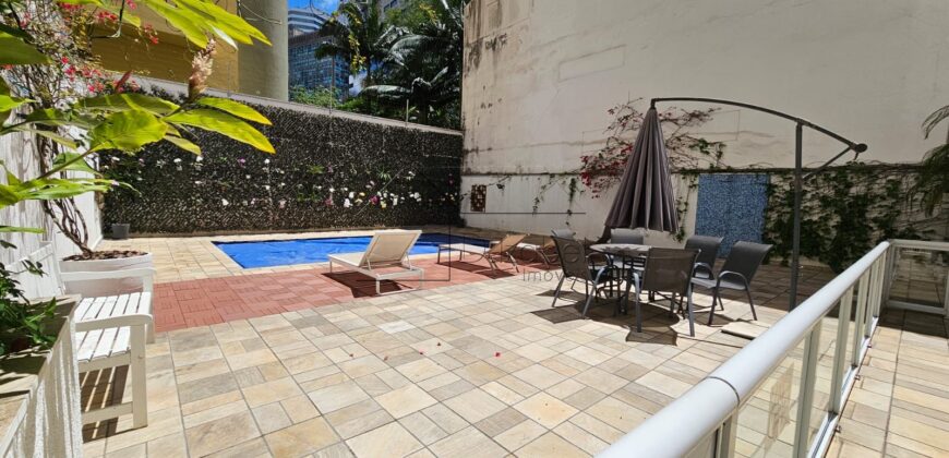 Apartamento à venda e para locação com 170 m² e 3 quartos em Cerqueira César, São Paulo.