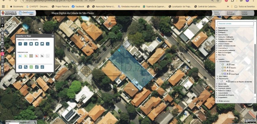 Terreno de 945 m² à venda, próximo ao Parque do Ibirapuera