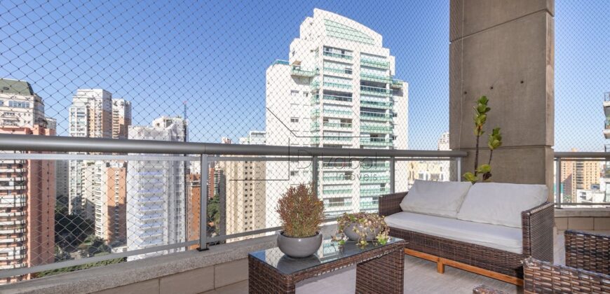 Apartamento mobiliado e decorado para locação na Vila Nova Conceição, reunindo conforto, elegância e praticidade em uma das regiões mais valorizadas de São Paulo