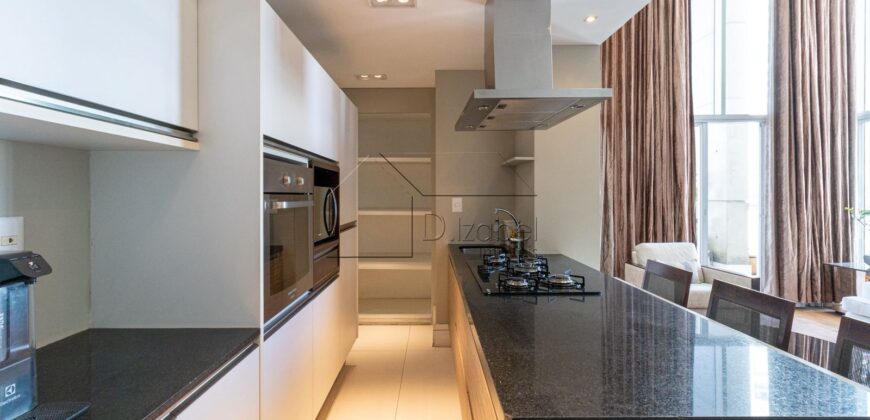 Apartamento mobiliado e decorado para locação na Vila Nova Conceição, reunindo conforto, elegância e praticidade em uma das regiões mais valorizadas de São Paulo