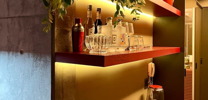 Apartamento mobiliado para locação na Vila Leopoldina, com 70 m², 1 suíte e 1 vaga de garagem.