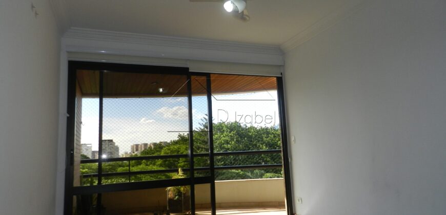 Apartamento para locação com 112 m² e 3 quartos em frente ao Parque da Água Branca.