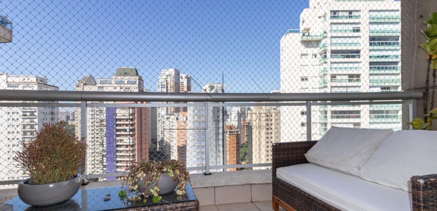 Apartamento mobiliado e decorado para locação na Vila Nova Conceição, reunindo conforto, elegância e praticidade em uma das regiões mais valorizadas de São Paulo