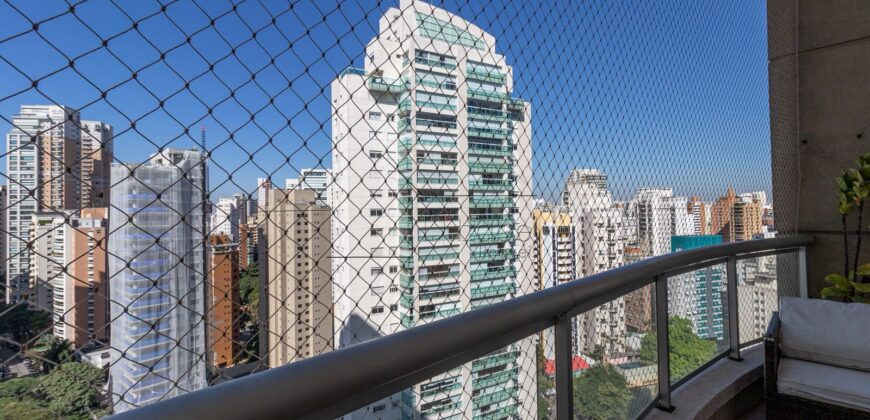 Apartamento mobiliado e decorado para locação na Vila Nova Conceição, reunindo conforto, elegância e praticidade em uma das regiões mais valorizadas de São Paulo