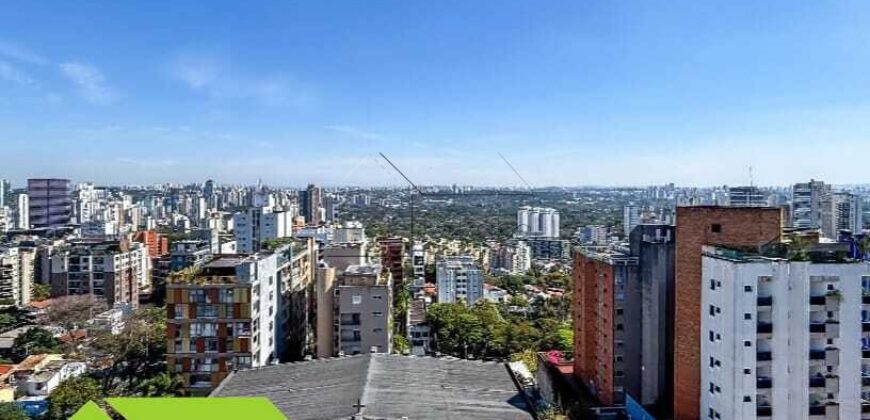 Cobertura à Venda na Vila Madalena São Paulo  com 300 metros, 4 Suítes, 4 Vagas e Terraço com Churrasqueira
